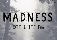 Madness Font - Featured Image