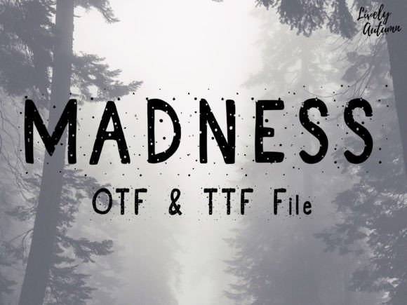 Madness Font - Featured Image