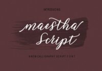 Maestha Font - Featured Image