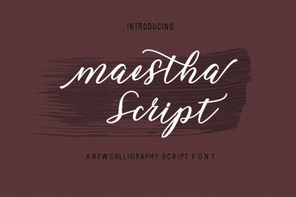 Maestha Font - Featured Image