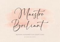 Maestro Brilliant Font - Featured Image