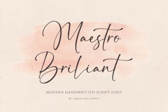 Maestro Brilliant Font - Featured Image
