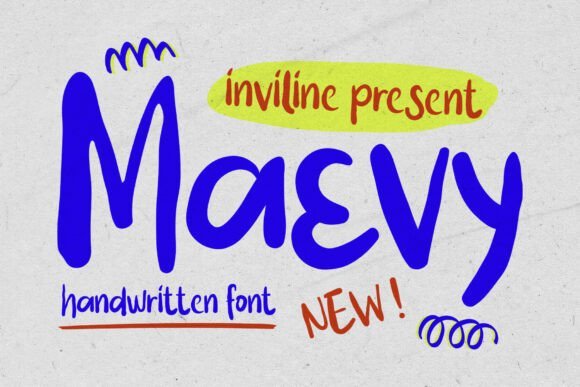 Maevy Regular Font - Featured Image