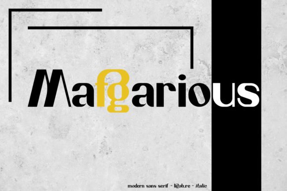 Mafgarious Font - Featured Image