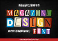 Magazine Design Font - Featured Image