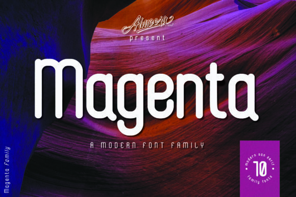 Magenta Family Font - Featured Image