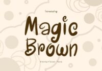 Magic Brown Font - Featured Image