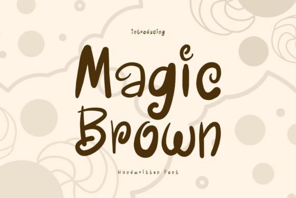 Magic Brown Font - Featured Image