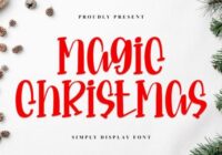 Magic Christmas Font - Featured Image