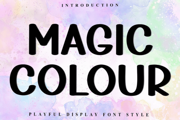 Magic Colour Font - Featured Image