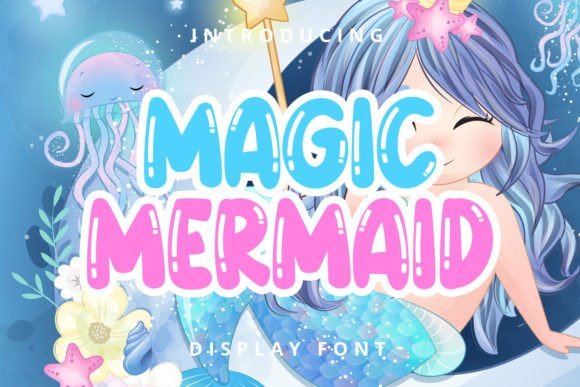 Magic Mermaid Font - Featured Image