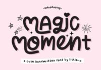 Magic Moment Font - Featured Image