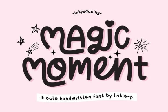 Magic Moment Font - Featured Image