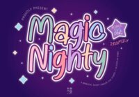 Magic Nighty Font - Featured Image