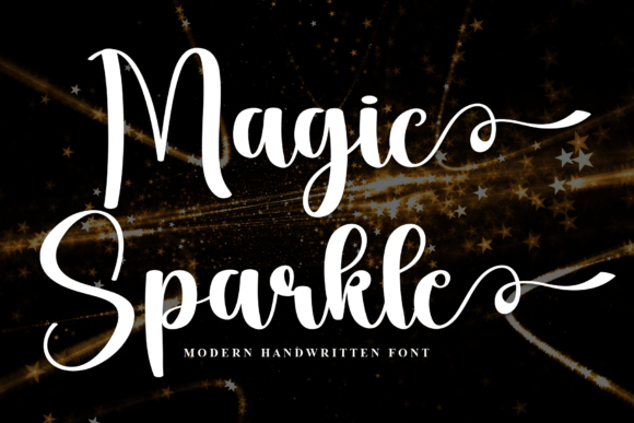 Magic Sparkle Font - Featured Image