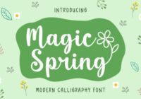 Magic Spring Font - Featured Image