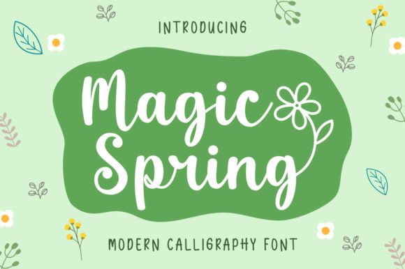 Magic Spring Font - Featured Image