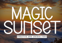 Magic Sunset Font - Featured Image