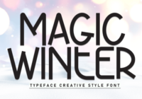 Magic Winter Font - Featured Image