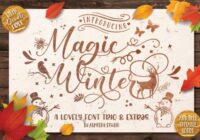 Magic Winter Trio Font - Featured Image