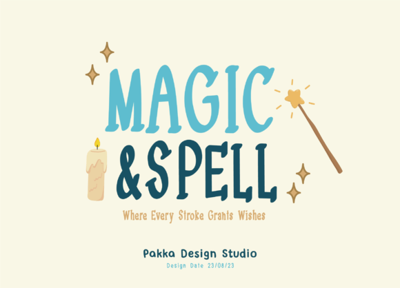 Magic and Spell Font - Featured Image