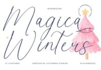 Magica Winters Font - Featured Image