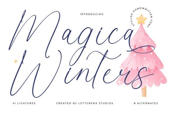 Magica Winters Font - Featured Image