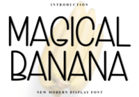 Magical Banana Font - Featured Image