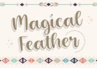 Magical Feather Font - Featured Image