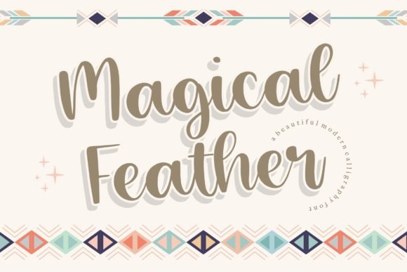 Magical Feather Font - Featured Image
