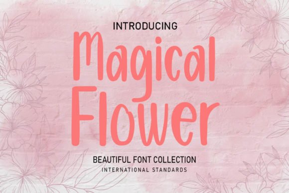 Magical Flower Font - Featured Image