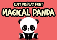 Magical Panda Font - Featured Image