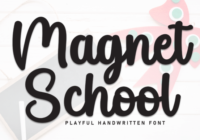 Magnet School Font - Featured Image