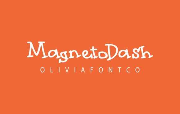 Magnetodash Font - Featured Image