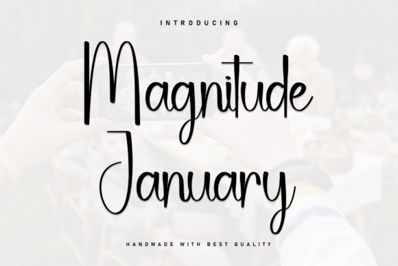 Magnitude January Font - Featured Image