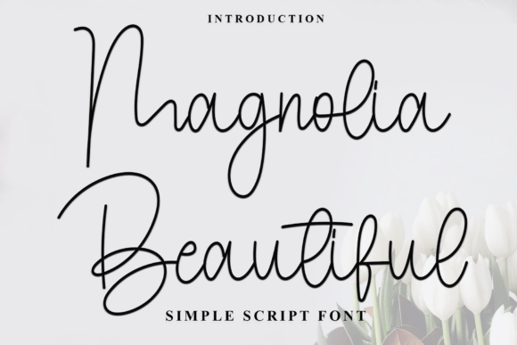 Magnolia Beautiful Font - Featured Image