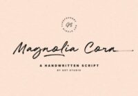 Magnolia Cora Font - Featured Image