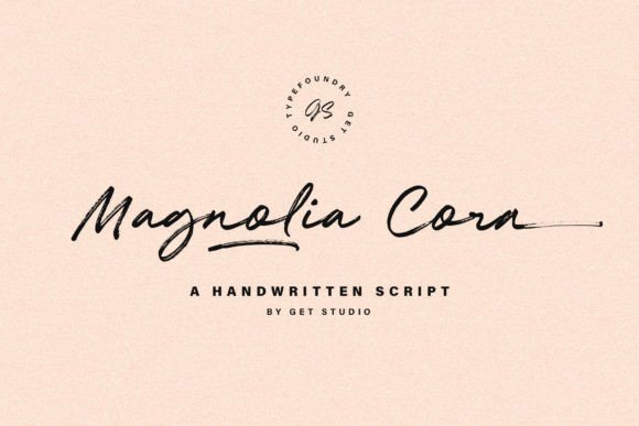 Magnolia Cora Font - Featured Image