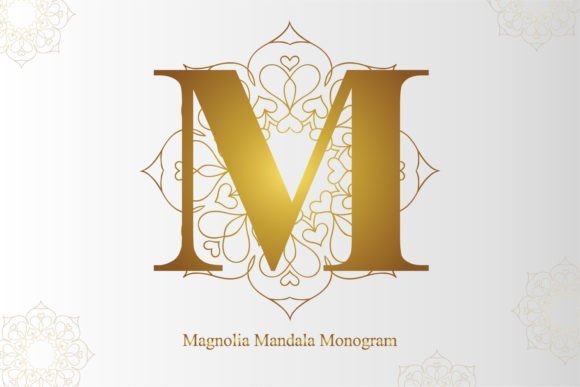 Magnolia Mandala Monogram Font - Featured Image