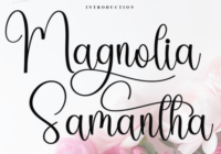 Magnolia Samantha Font - Featured Image
