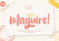 Maguire Font - Featured Image