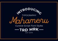 Mahameru Font - Featured Image