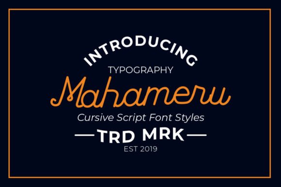 Mahameru Font - Featured Image