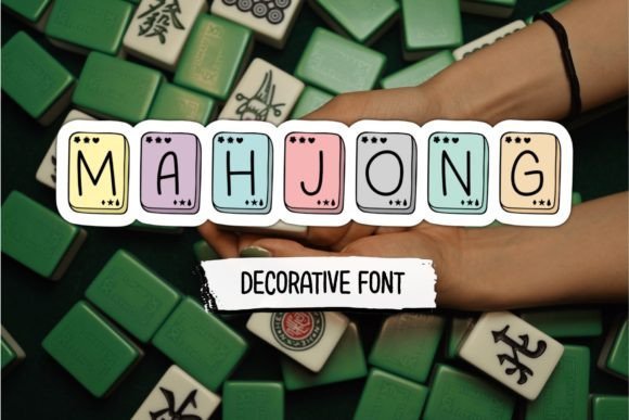 Mahjong Font - Featured Image