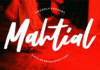 Mahtial Font - Featured Image