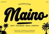 Maino Font - Featured Image