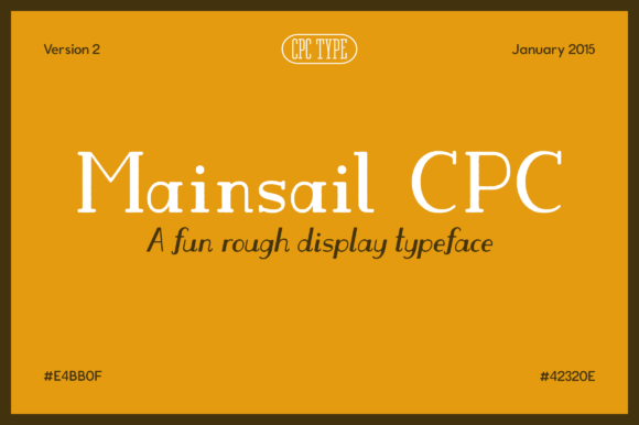 Mainsail CPC Font - Featured Image