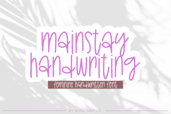 Mainstay Handwriting Font - Featured Image