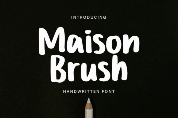 Maison Brush Font - Featured Image
