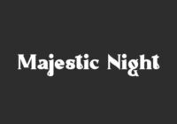 Majestic Night Font - Featured Image